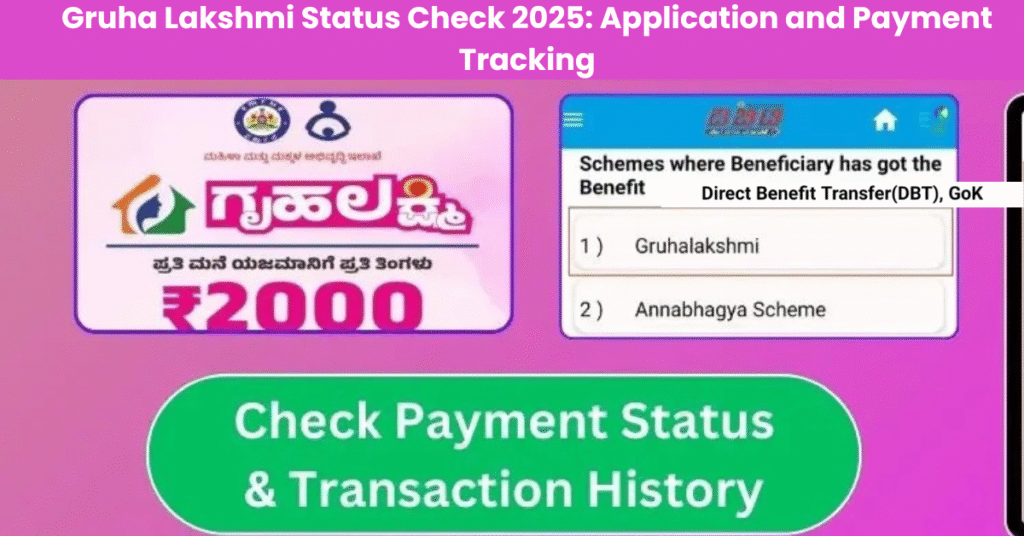 Gruha Lakshmi Status Check 2025: Application and Payment Tracking in Karnataka